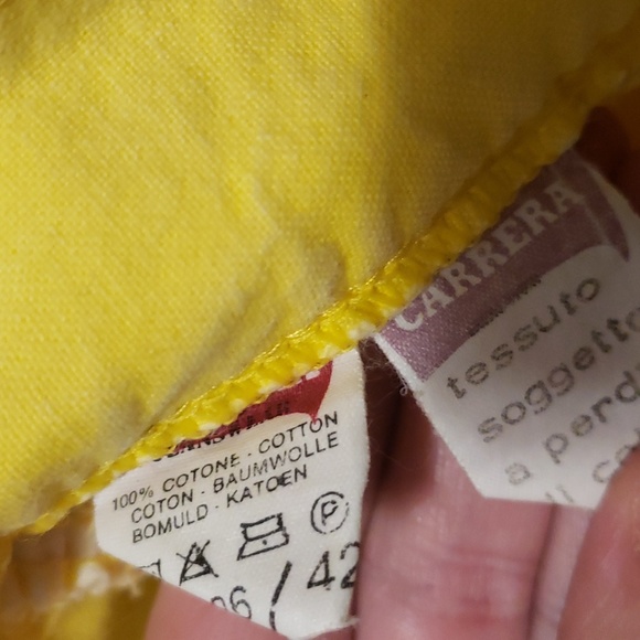 Vintage Carrera Pants Yellow - Picture 11 of 12